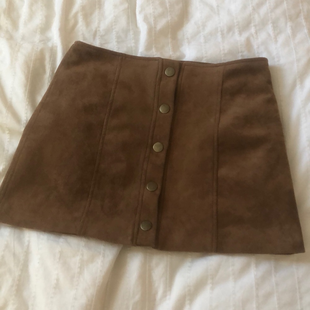Suede Skirt